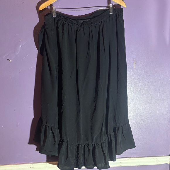 Who What Wear Black Asymmetrical Skirt - Picture 3 of 3
